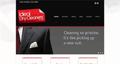 Desktop Screenshot of idealdrycleaners.co.uk
